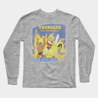 Thundar The Barbarian 80s tv Long Sleeve T-Shirt